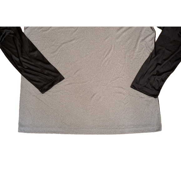 Atlanta Falcons  Men's XL 1/4 ZIP Long sleeve Gray & Black NFL Team Apparel, NWT - Picture 7 of 12